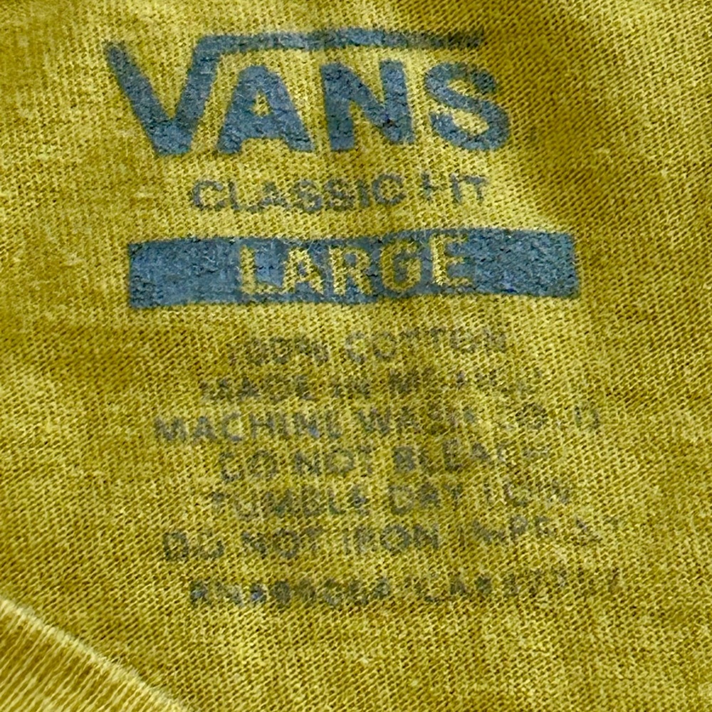 Vans Off The Wall Classic Fit Large T-Shirt - Picture 4 of 7